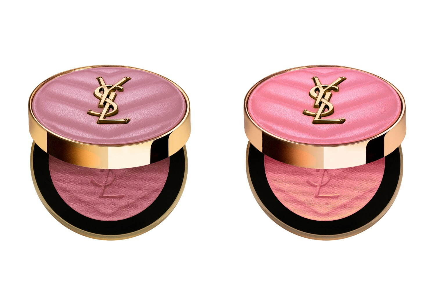 (左から)「YSL メイクミーブラッシュ パウダー」 44,93 各8,800円＜新製品＞