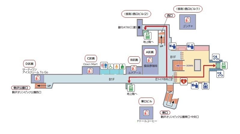 店舗配置図