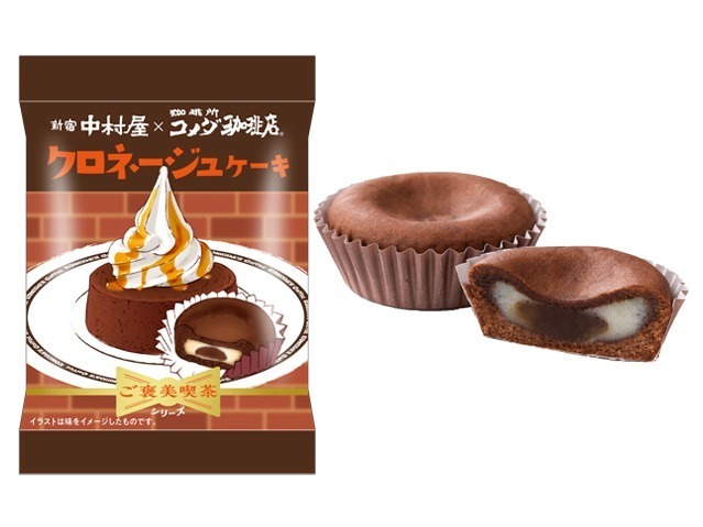 コメダ珈琲店「シロノワール」が焼き菓子に！しっとりパイ×ソフトクリーム風シロップ、新宿中村屋コラボ｜写真2