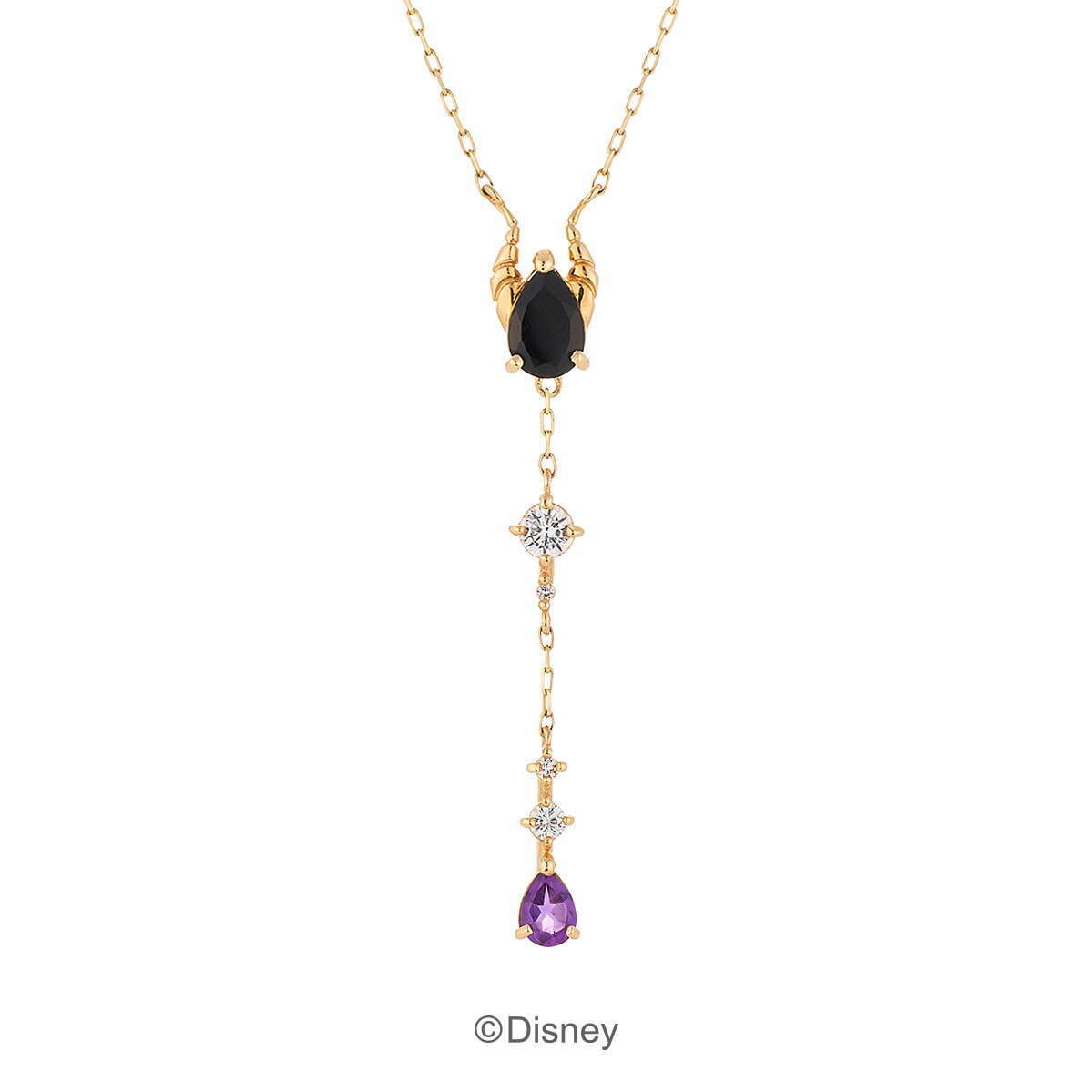 K10YG Necklace / Chalcedony / Amethyst / Topaz 61,600円