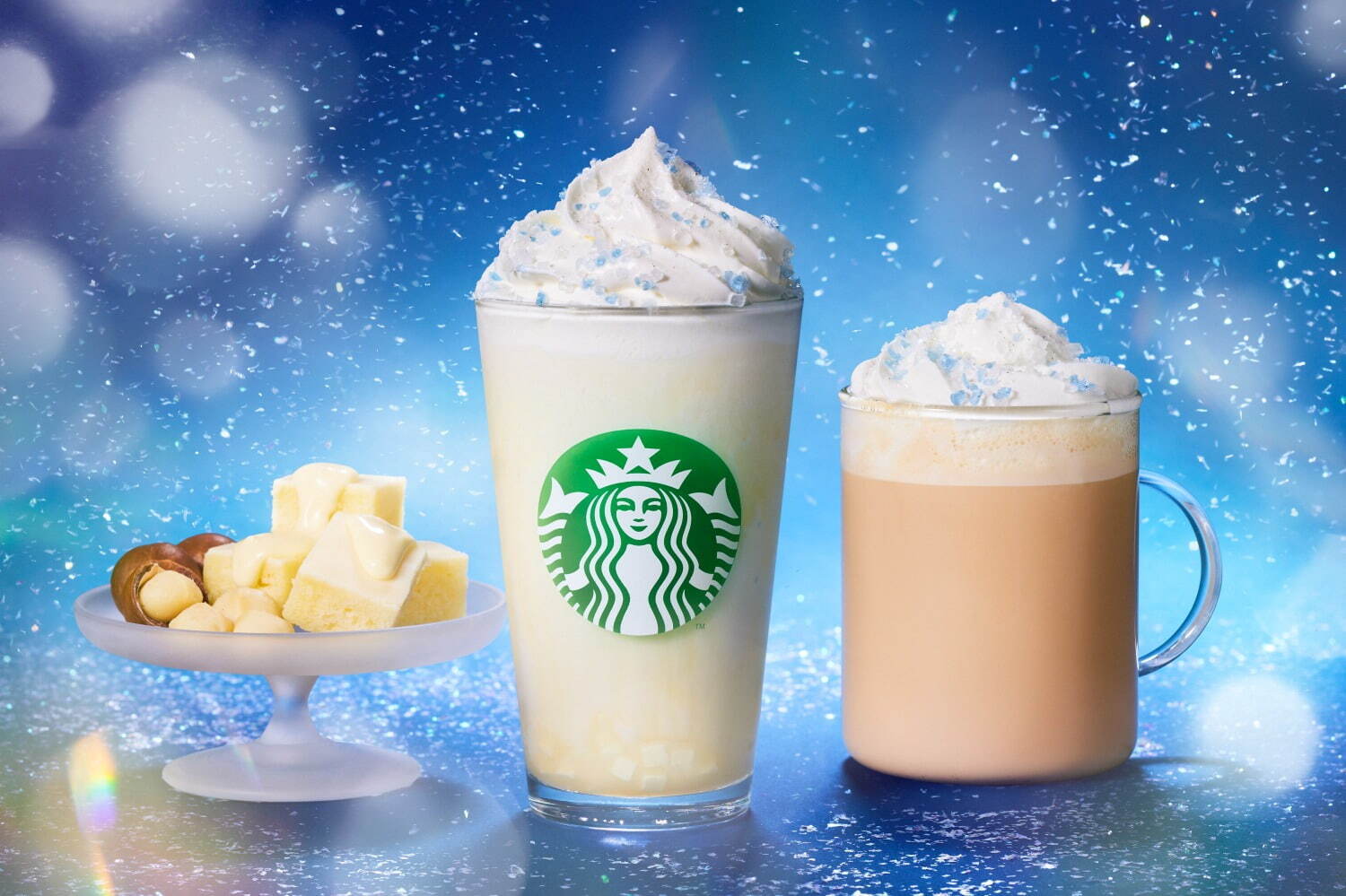 スターバックス(Starbucks Coffee) マカダミア ホワイトスノー チョコレート フラペチーノ｜写真1