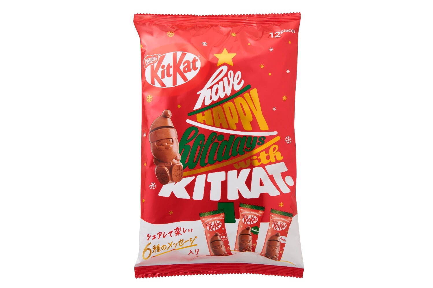 キットカット ホリデイサンタ シェアバッグ 12個入り 1,080円