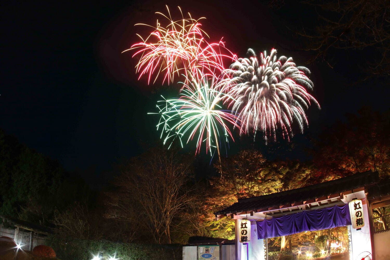 紅葉イベント「もみじライトアップ」静岡・修善寺にて、打ち上げ花火やイルミネーションも｜写真3