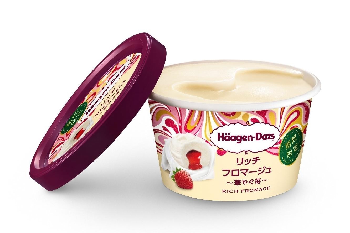 ハーゲンダッツ(Häagen-Dazs) リッチフロマージュ～華やぐ苺～｜写真2