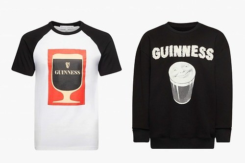 JW アンダーソン×ギネス、“黒ビールのパイント”Tシャツ＆“泡立ちパール”スウェット