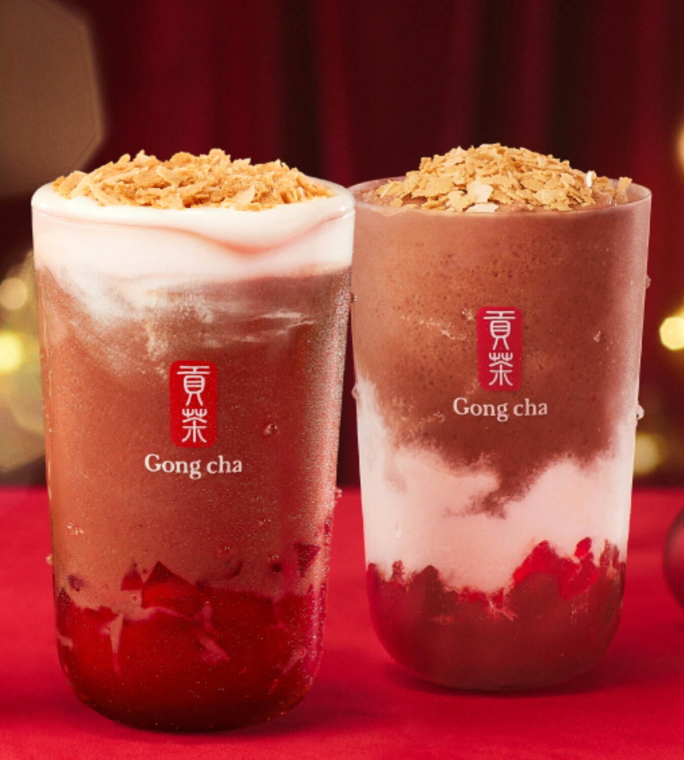 ゴンチャ(Gong cha) あまおう ノエル ミルクティー｜写真10