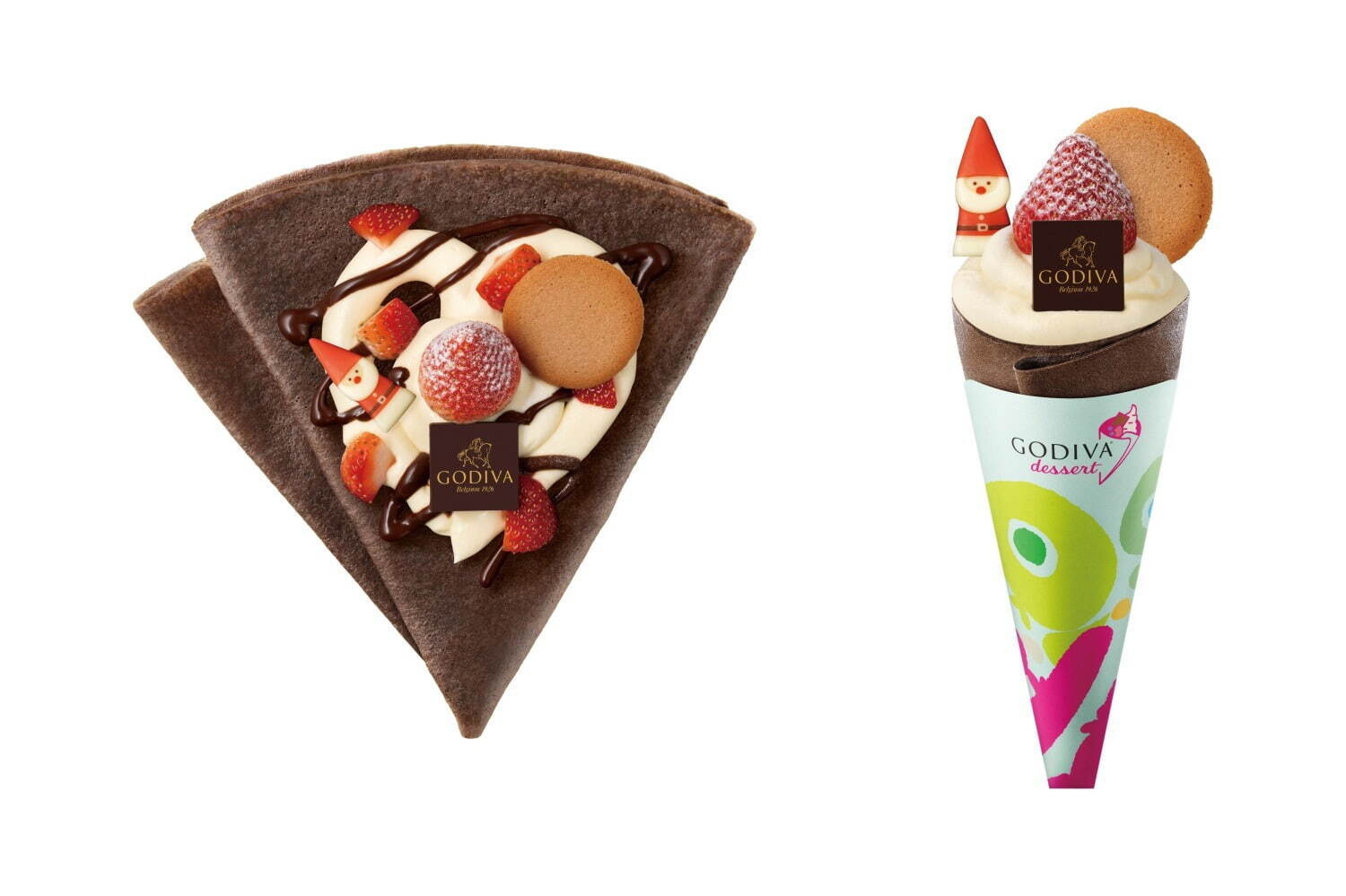 ゴディバ(GODIVA) クレープ ストロベリーチーズケーキ｜写真1