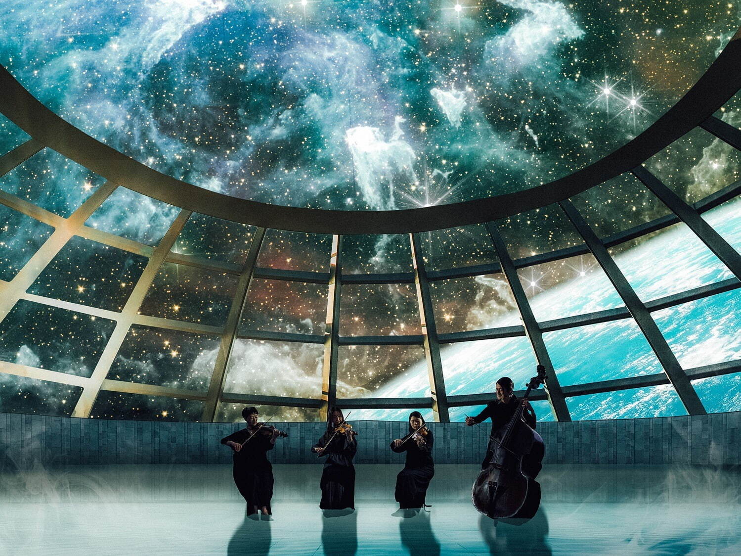 有楽町・プラネタリアTOKYOでプラネタリウムコンサート、満天の星々の下でクラシックの名曲を生演奏｜写真1