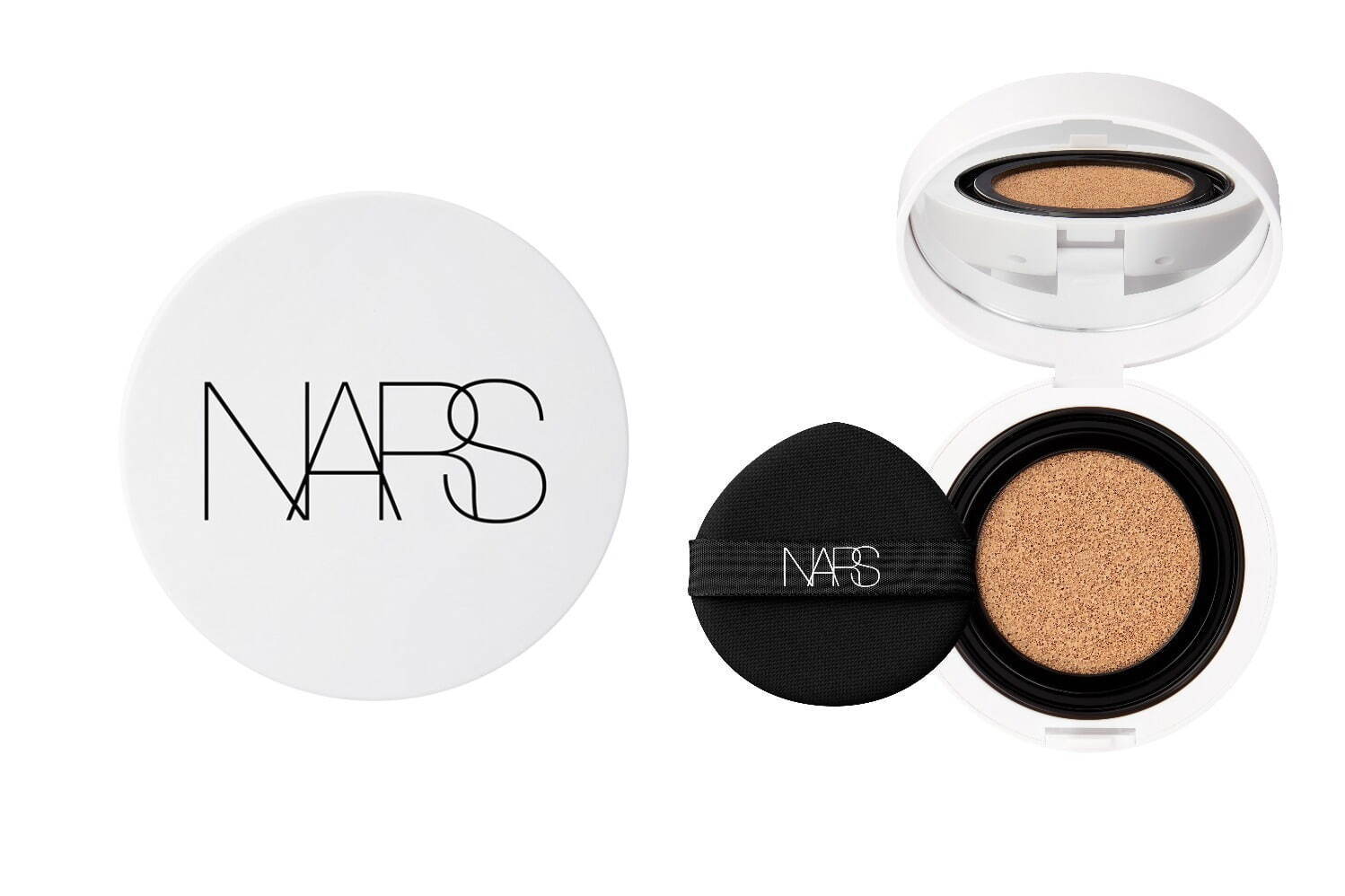 「NARS ライトリフレクティング セラムクッションファンデーション」(レフィル) 11g  SPF42/PA++ 03796 5,940円＜新製品＞
「NARS ライトリフレクティング セラムクッションファンデーション ケース」全1色 2,640円＜新製品＞