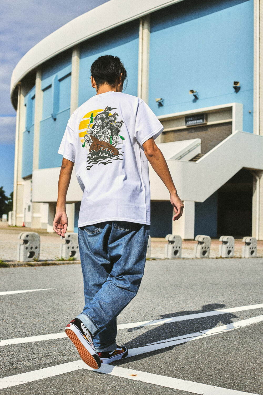 VANS×エルレガーデンのスニーカー、バンドカラーを落とし込んだ「スケートハイ」や「スリッポン」｜写真9