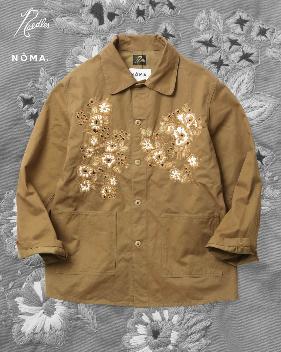 D.N. COVERALL - FLORAL / HAND EMB. 52,800円