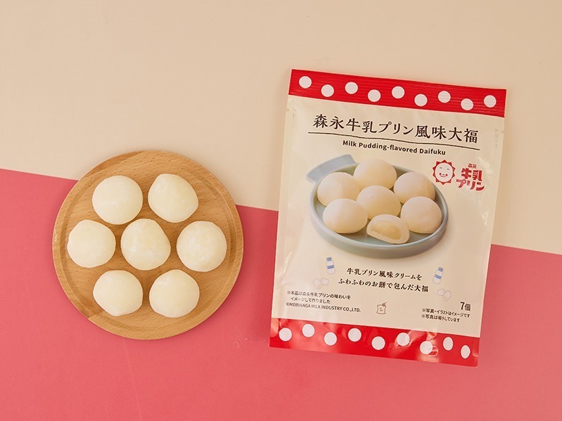 「森永牛乳プリン風味 大福 7個入」238円