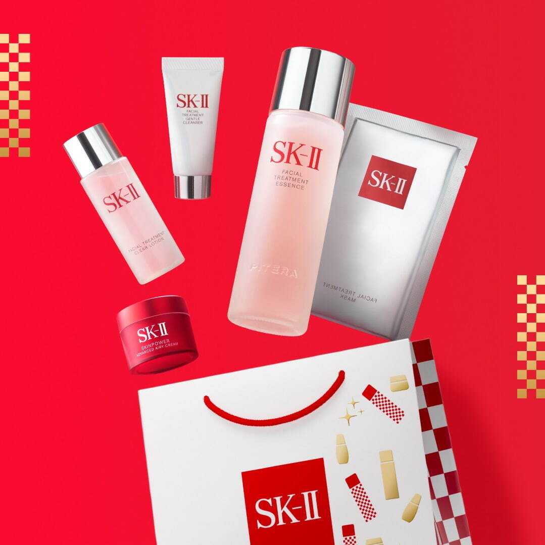 SK-II25年新春スキンケア福袋、“ベストセラー化粧水現品”やクリーム入りの豪華コフレ｜写真1