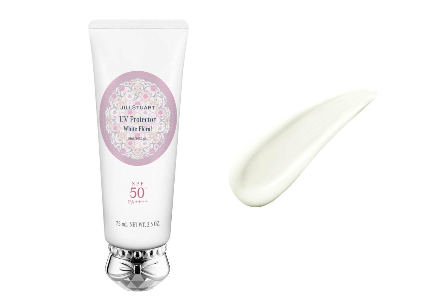 「ジルスチュアート ホワイトフローラル UVプロテクター」SPF50+/PA++++ 75g 3,520円＜限定品＞