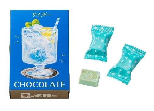 メリーチョコレート“レトロ純喫茶”テーマのチョコ缶、パチパチはじけるクリームソーダやショートケーキ味｜写真4