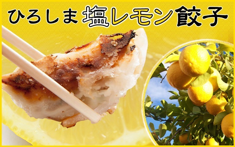 「餃子家龍」ひろしま塩レモン餃子(冷凍・18粒入) 1,200円