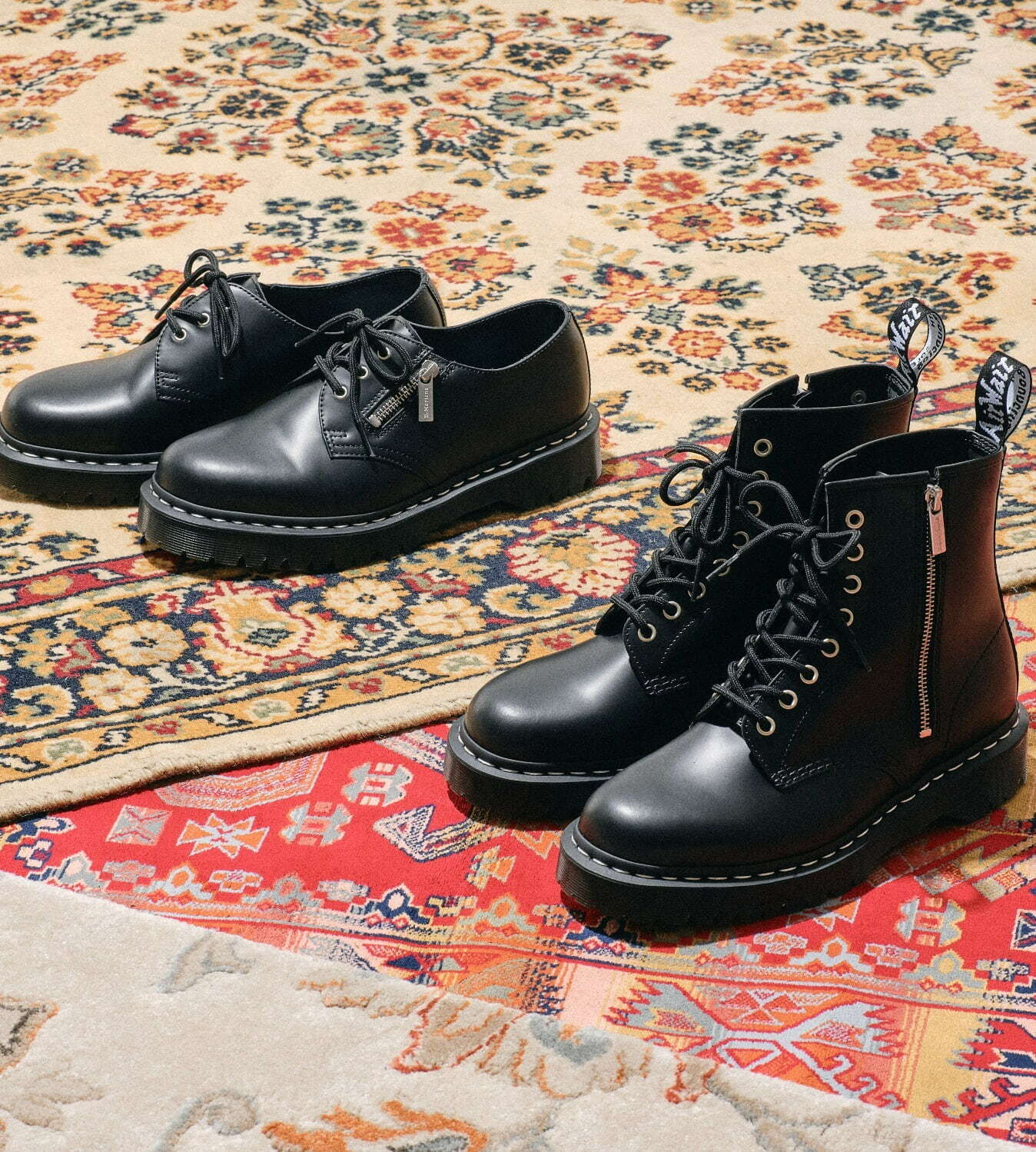 ドクターマーチン(Dr. Martens) 白ステッチ｜写真4