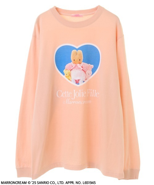 [Marroncream] CETTE JOLIE FILLE L/S TEE 8,800円