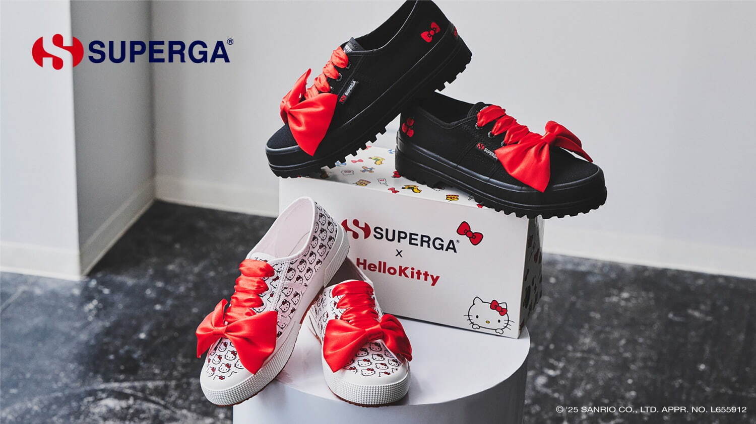 スペルガ(SUPERGA) ハローキティ｜写真1