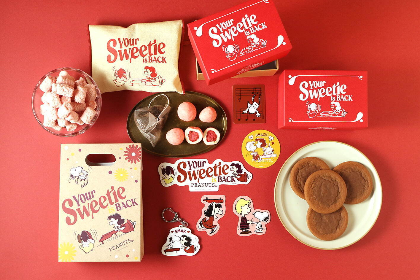 Your Sweetie is Back ストロベリーチョコマシュマロ 1,296円  
Your Sweetie is Back 焼きショコラ 1,728円  
Your Sweetie is Back ティータイムセット 1,760円