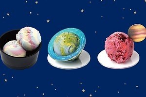 “宇宙スイーツ”がコニカミノルタプラネタリウムで、銀河の羊羹＆星雲ソフトクリームなど