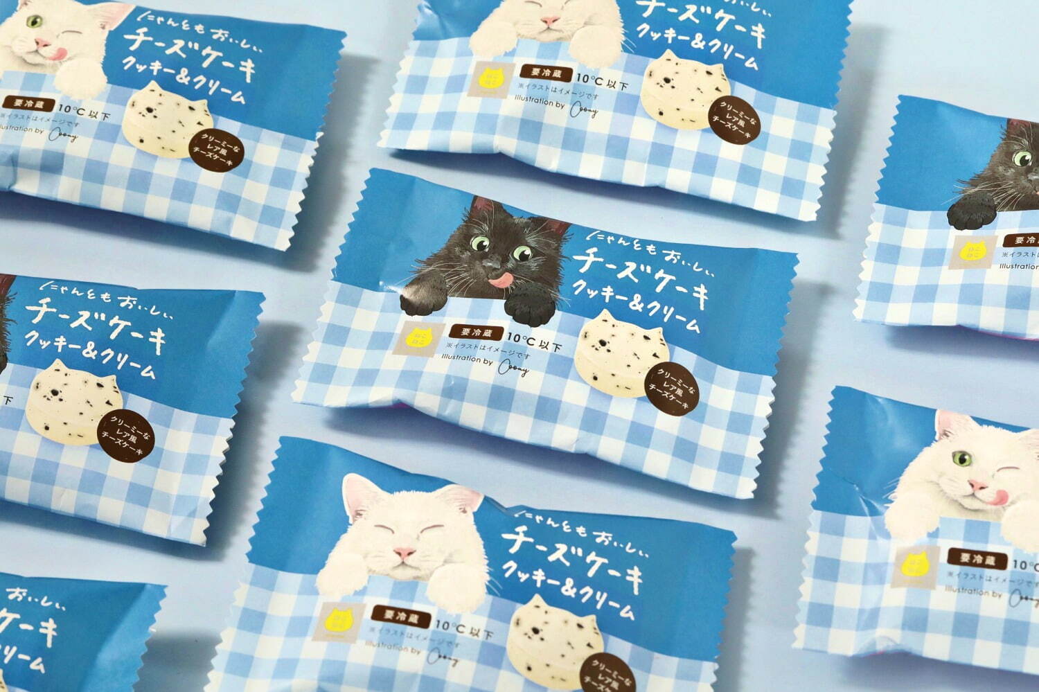 「にゃんともおいしいチーズケーキ クッキー＆クリーム」257円