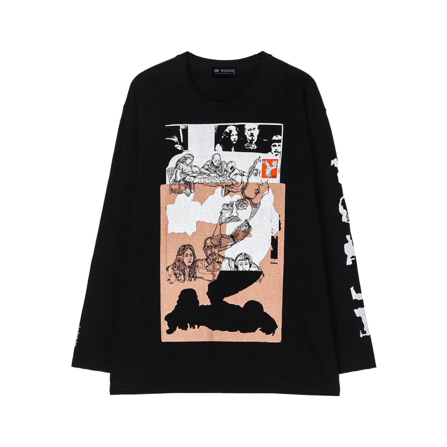 長袖Tシャツ(エミール・ゾラ) 各16,500円