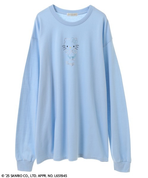 ANGEL【 HELLO KITTY 】RHINESTONE L/S TEE 12,100円