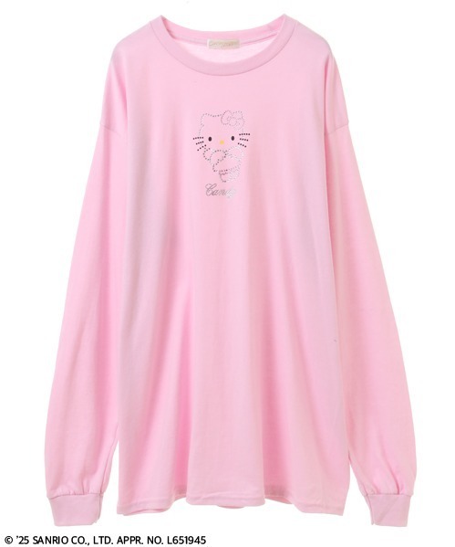 ANGEL【 HELLO KITTY 】RHINESTONE L/S TEE 12,100円