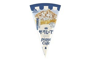 ジェラート ピケ カフェ監修「ザ・クレープ」セブン‐イレブン限定で、シュガーバター風味クレープアイス