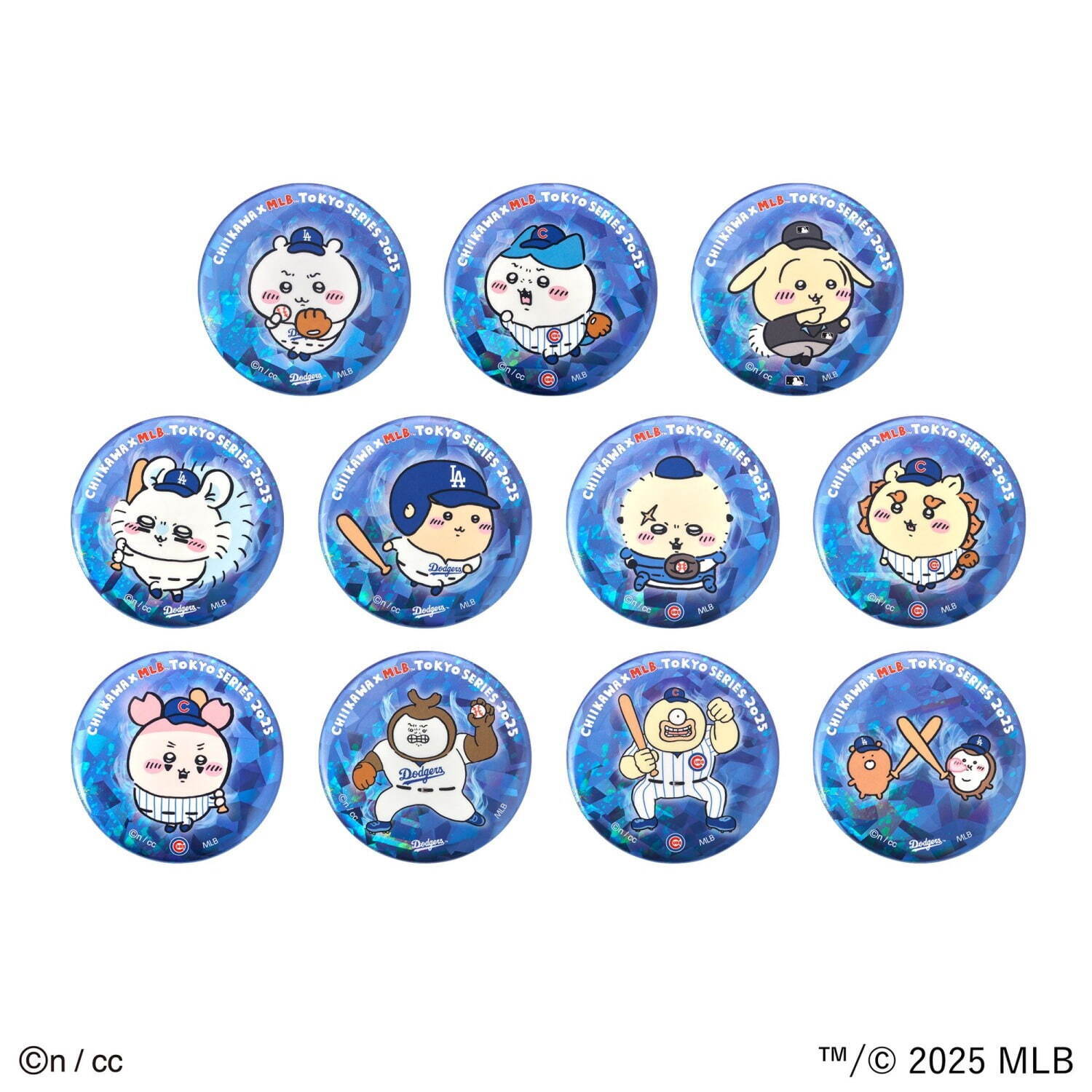 「ちいかわ×MLB 東京シリーズ」限定グッズ、うさぎやハチワレたちがドジャース＆カブスのユニ姿に｜写真11