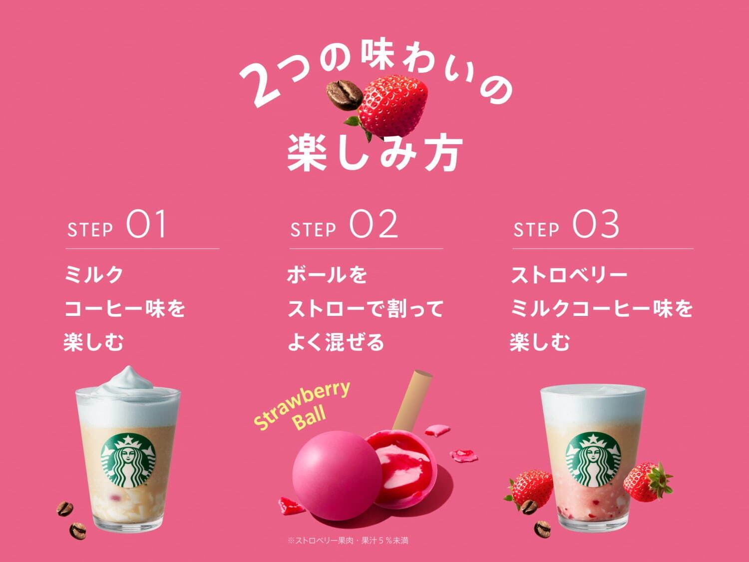 スターバックス(Starbucks Coffee) 春空 ミルクコーヒー フラペチーノ｜写真4