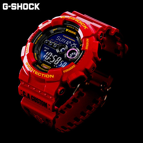 コラボ/G-SHOCK/ガンダム/35周年/赤/限定/シャアザク専用/腕時計