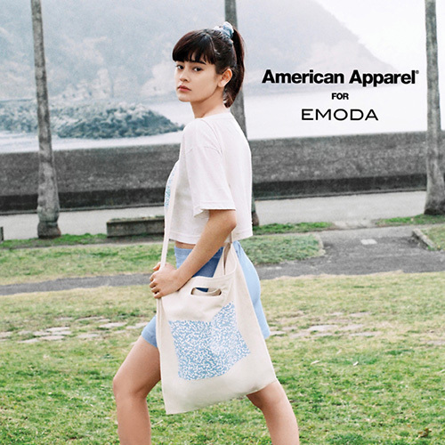 アメリカンアパレル エモダ 限定コラボコレクション発売 イメージモデルはemma ファッションプレス