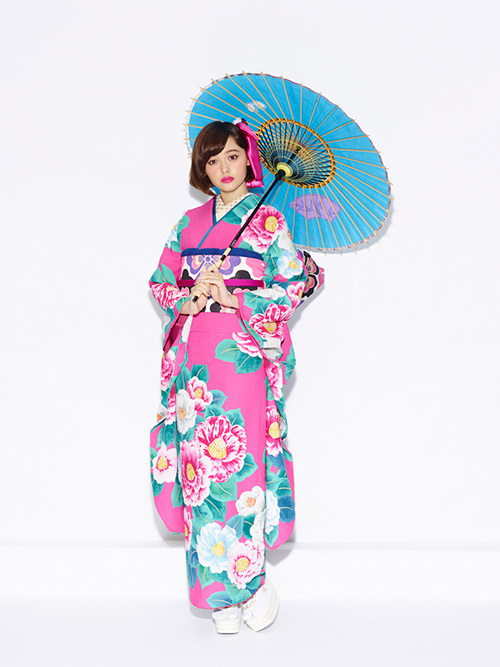 玉城ティナ×京都丸紅、レトロポップな浴衣＆振袖が発売 - ファッション 
