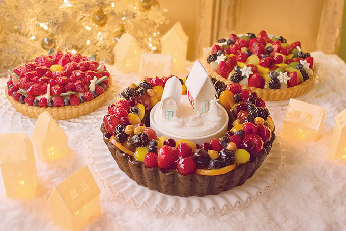 キル フェ ボン クリスマスケーキ15 フルーツをたっぷりと飾った3種のタルト ファッションプレス