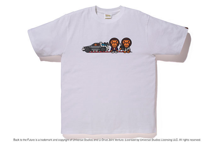 ベイプ×映画『バック・トゥ・ザ・フューチャー』のコラボTシャツ発売