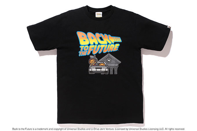 ベイプ×映画『バック・トゥ・ザ・フューチャー』のコラボTシャツ