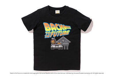 ベイプ×映画『バック・トゥ・ザ・フューチャー』のコラボTシャツ