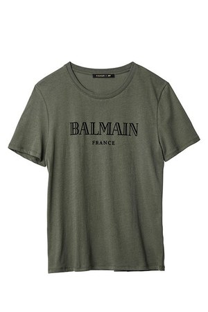 H&M × Balmain コラボ シルク シャツ ジャケット