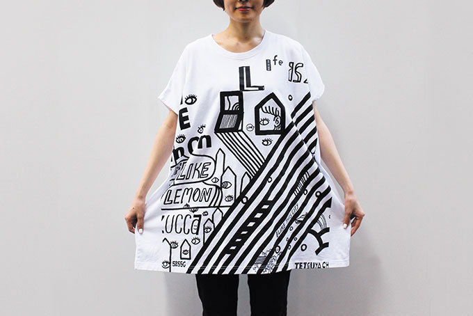 ZUCCa×れもんらいふ、千原徹也が描くアートをTシャツやリュック、コートに｜写真1