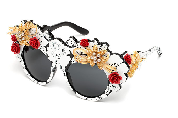 ドルチェ＆ガッバーナより世界限定500本のサングラス - 繊細なバラの