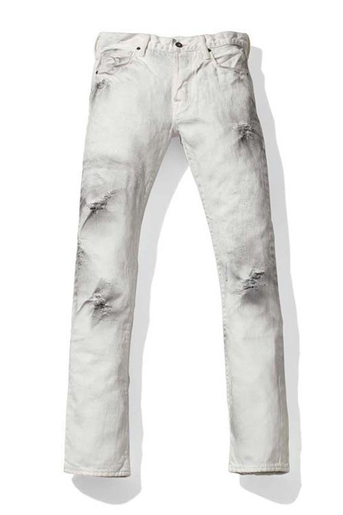 [GRAPHITE WHITE] HEAVILY DISTRESSED WHITE ￥18,900