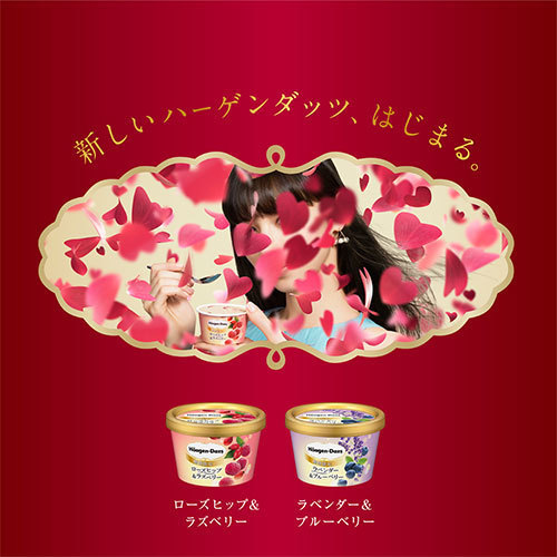 ハーゲンダッツ(Häagen-Dazs) ローズヒップ＆ラズベリー ラベンダー＆ブルーベリー｜写真3