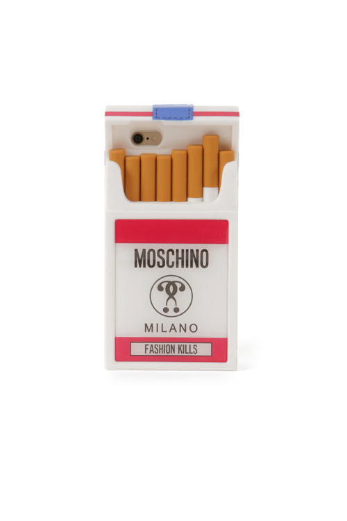 写真18 24 モスキーノから 喫煙 テーマのカプセルコレクション タバコ箱のiphoneケースやバッグなど ファッションプレス