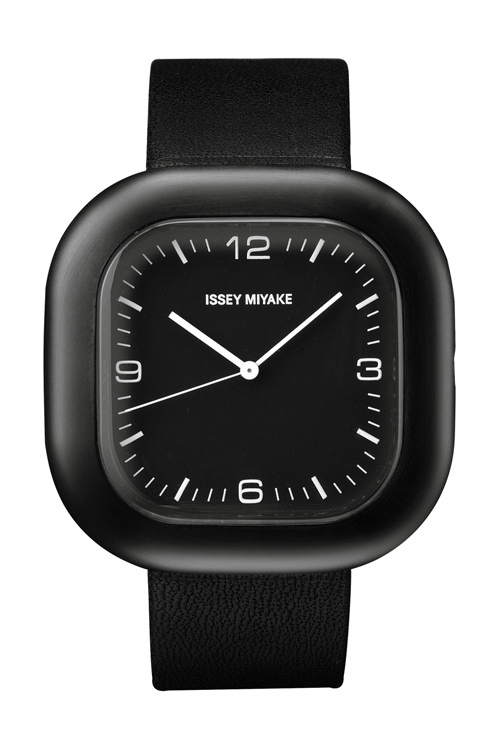 箱や付属品はありませんISSEY MIYAKE GO ブラック イッセイミヤケ腕時計 深澤直人デザイン