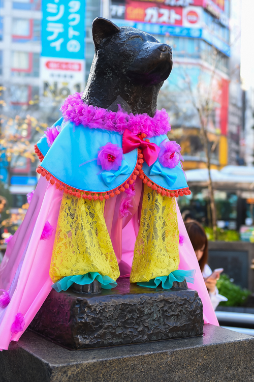 「シブフェス.9」渋谷で開催 - 5,000円分の買い物“手当”配布、ハチ公もドレスアップ｜写真11