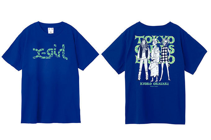 X-girl×漫画家・岡崎京子『東京ガールズブラボー』プリントTシャツや 