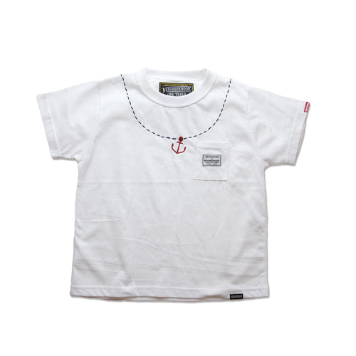 “ANCHOR/C-CREW.SS” KIDS (WHITE) ￥7.350