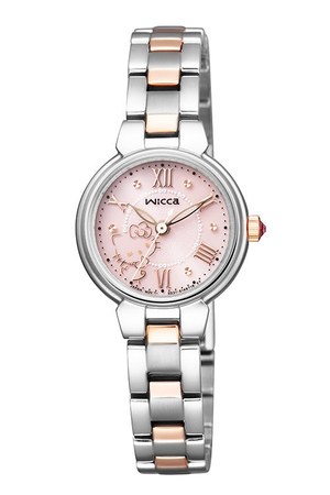 【箱付き】wicca（ウィッカ）Hello Kittyコラボウォッチ　腕時計